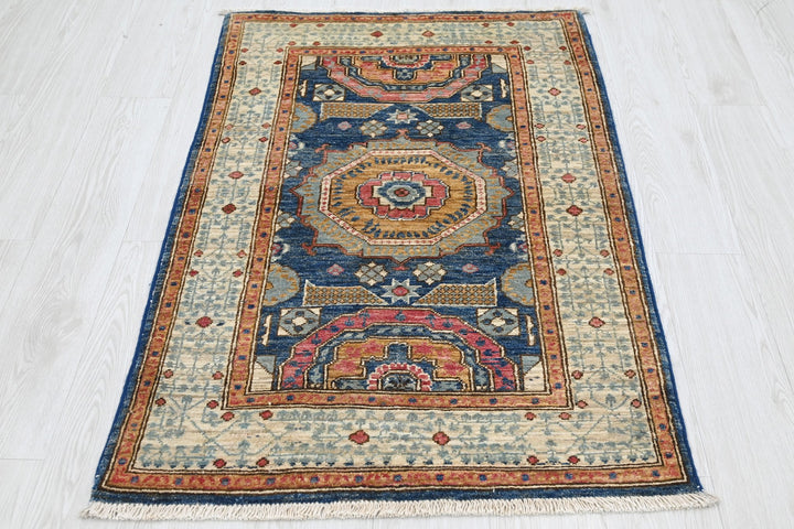 blue Accent rug 2' 9" x 4' 4"