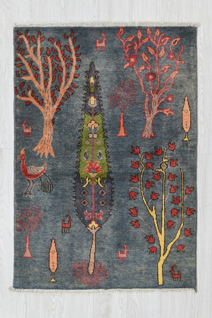 blue Accent rug 2' 9" x 4' 0"