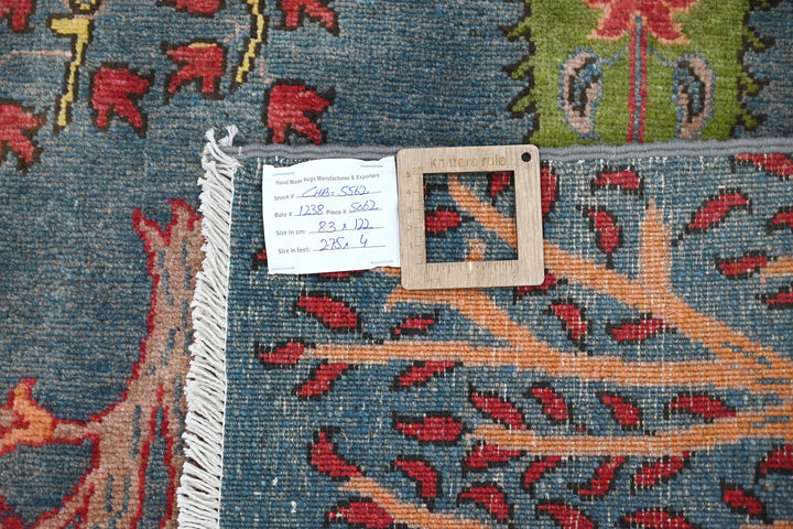 blue Accent rug 2' 9" x 4' 0"
