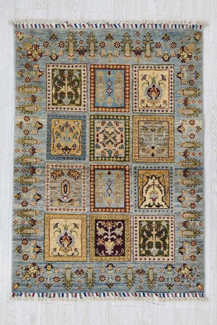 blue Accent rug 2' 10" x 4' 1"