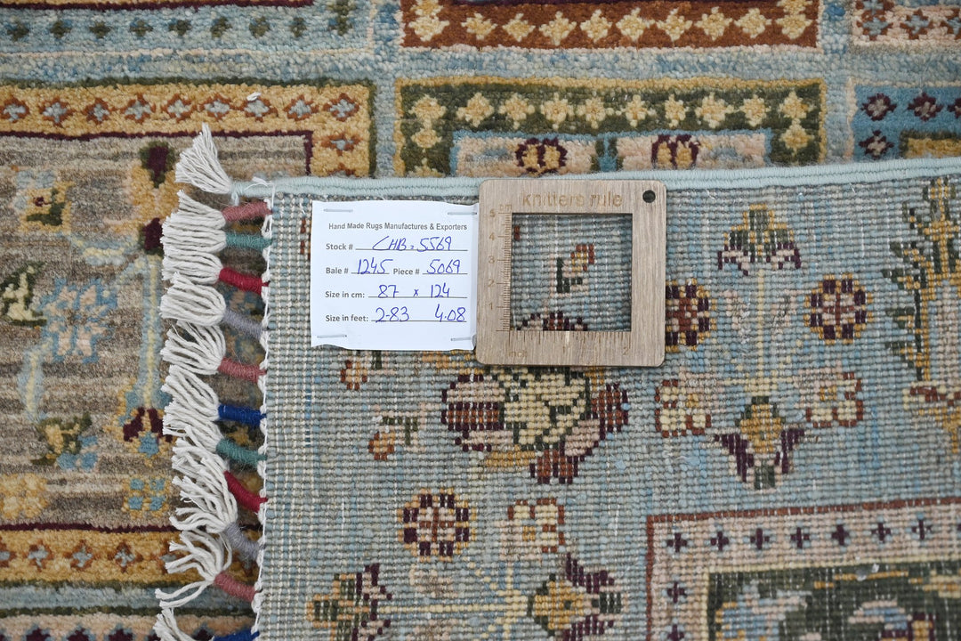 blue Accent rug 2' 10" x 4' 1"