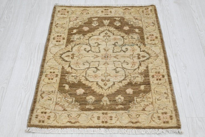 brown Mini rug 2' 0" x 2' 10"