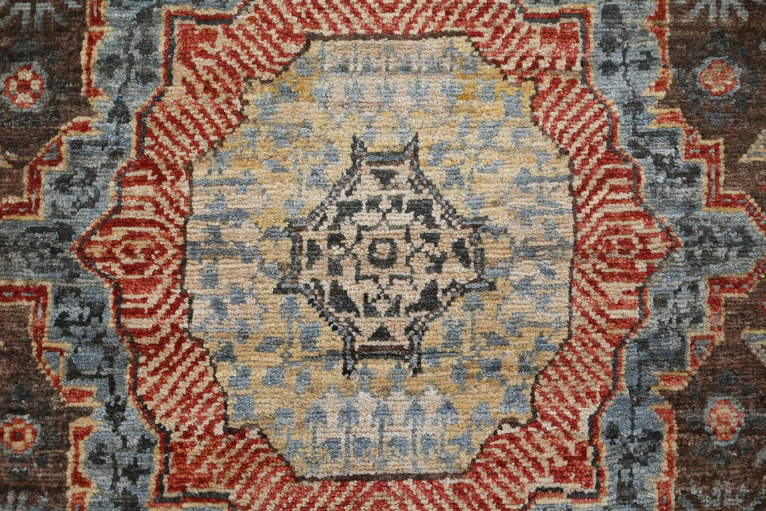 brown Mini rug 1' 10" x 3' 0"