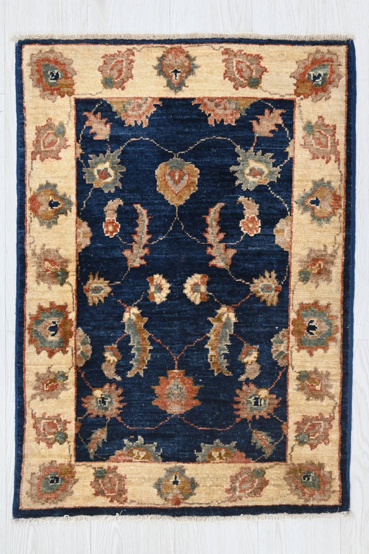 blue Mini rug 2' 0" x 2' 11"