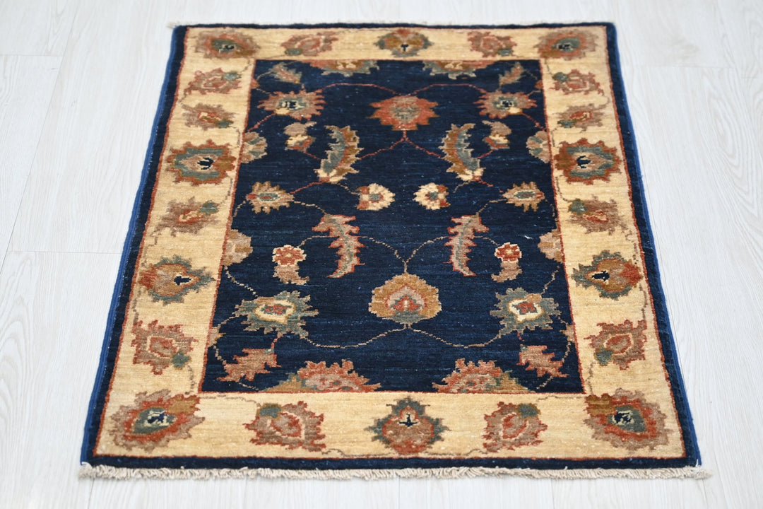 blue Mini rug 2' 0" x 2' 11"