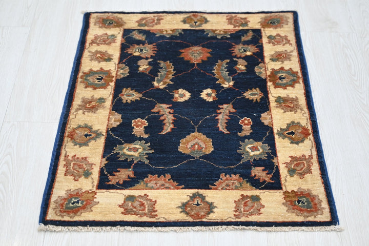 blue Mini rug 2' 0" x 2' 11"