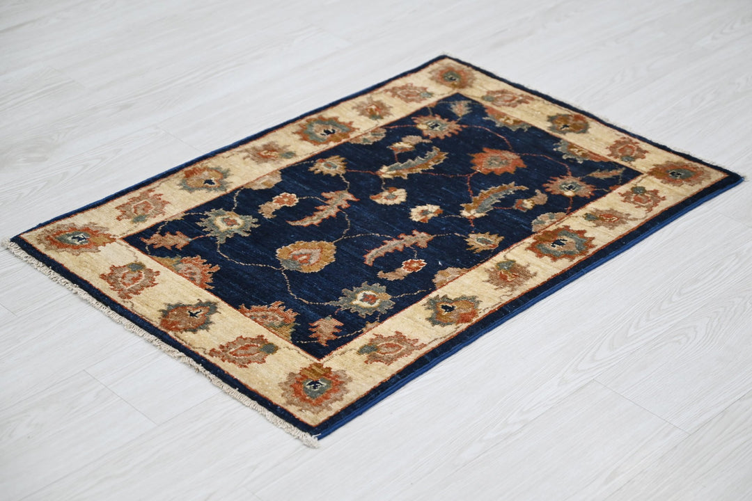 blue Mini rug 2' 0" x 2' 11"