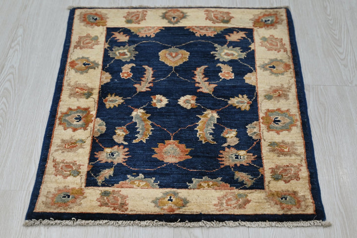 blue Mini rug 2' 0" x 2' 11"