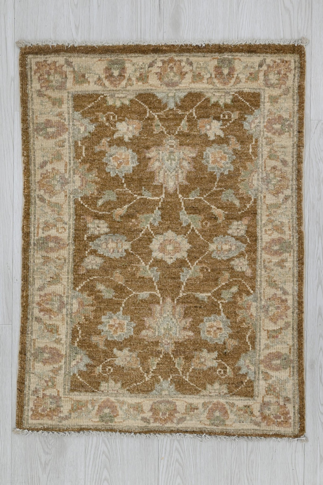brown Mini rug 1' 11" x 2' 8"
