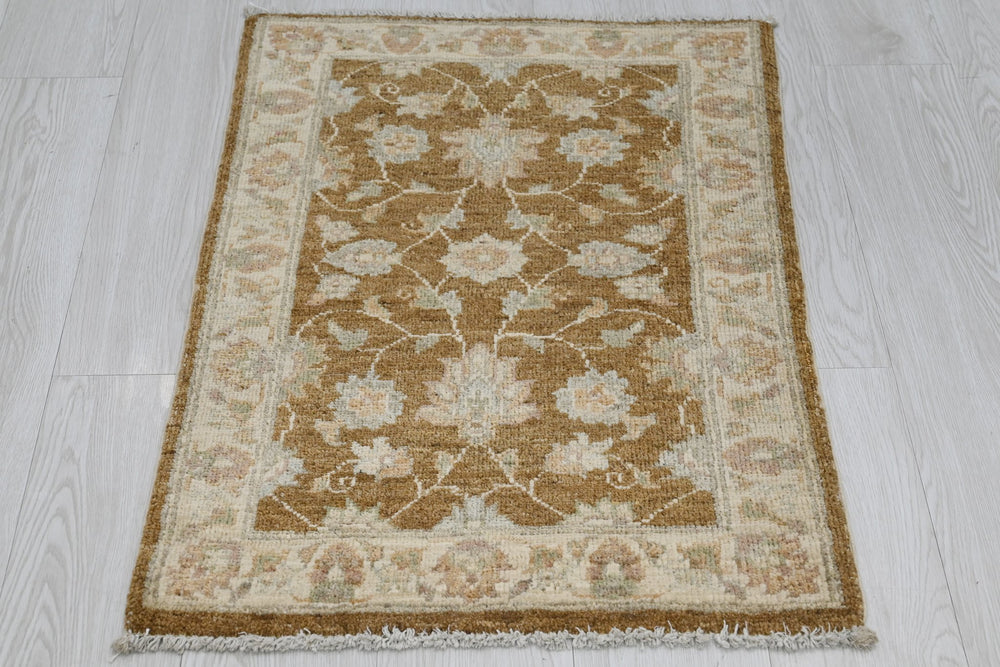 brown Mini rug 1' 11" x 2' 8"