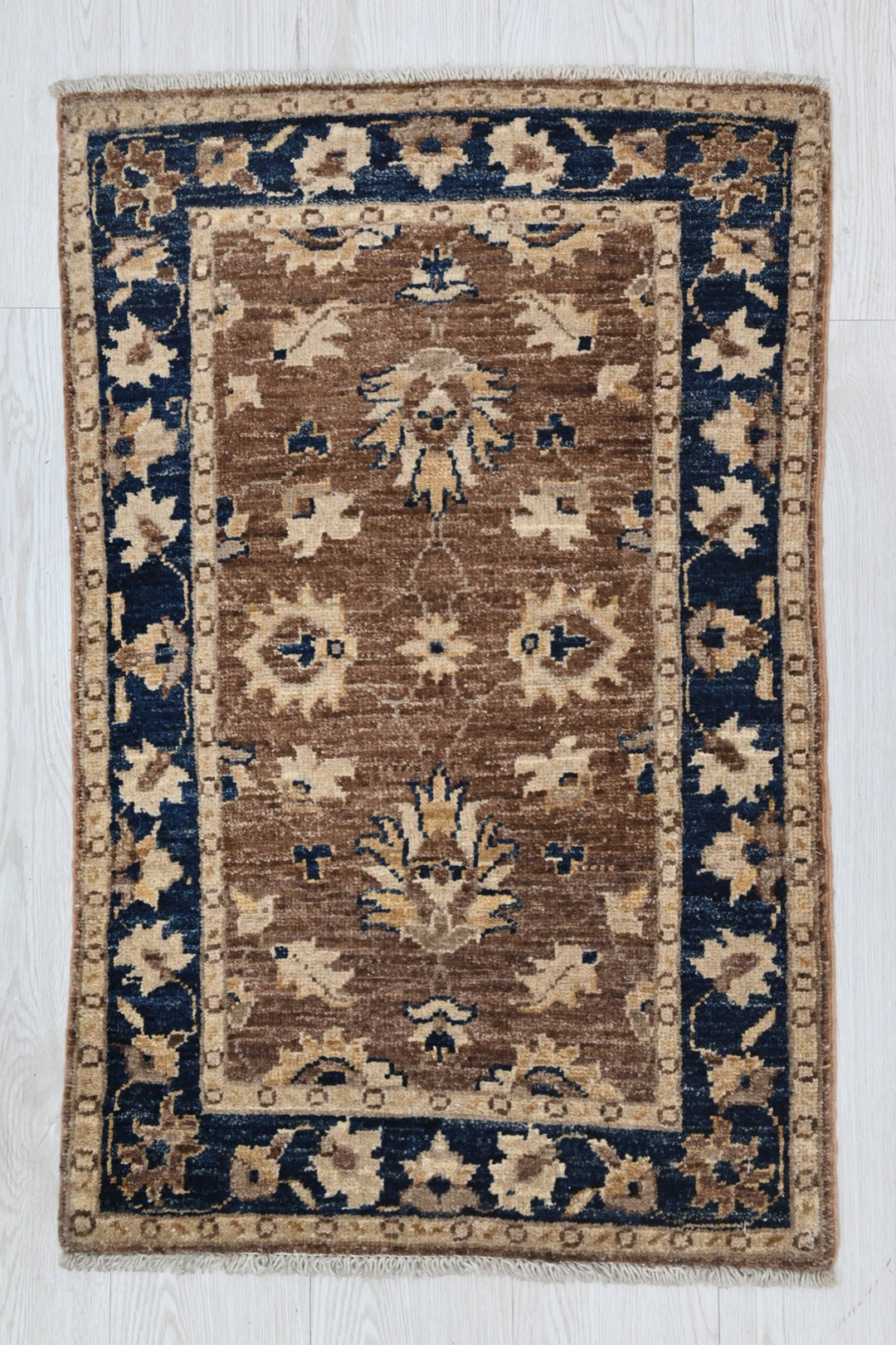 brown Mini rug 1' 11" x 3' 1"