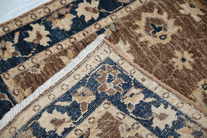 brown Mini rug 1' 11" x 3' 1"