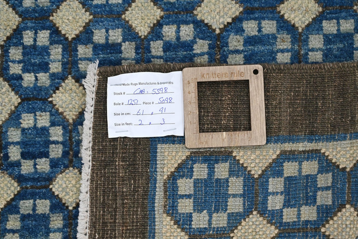 brown Mini rug 2' 0" x 3' 0"