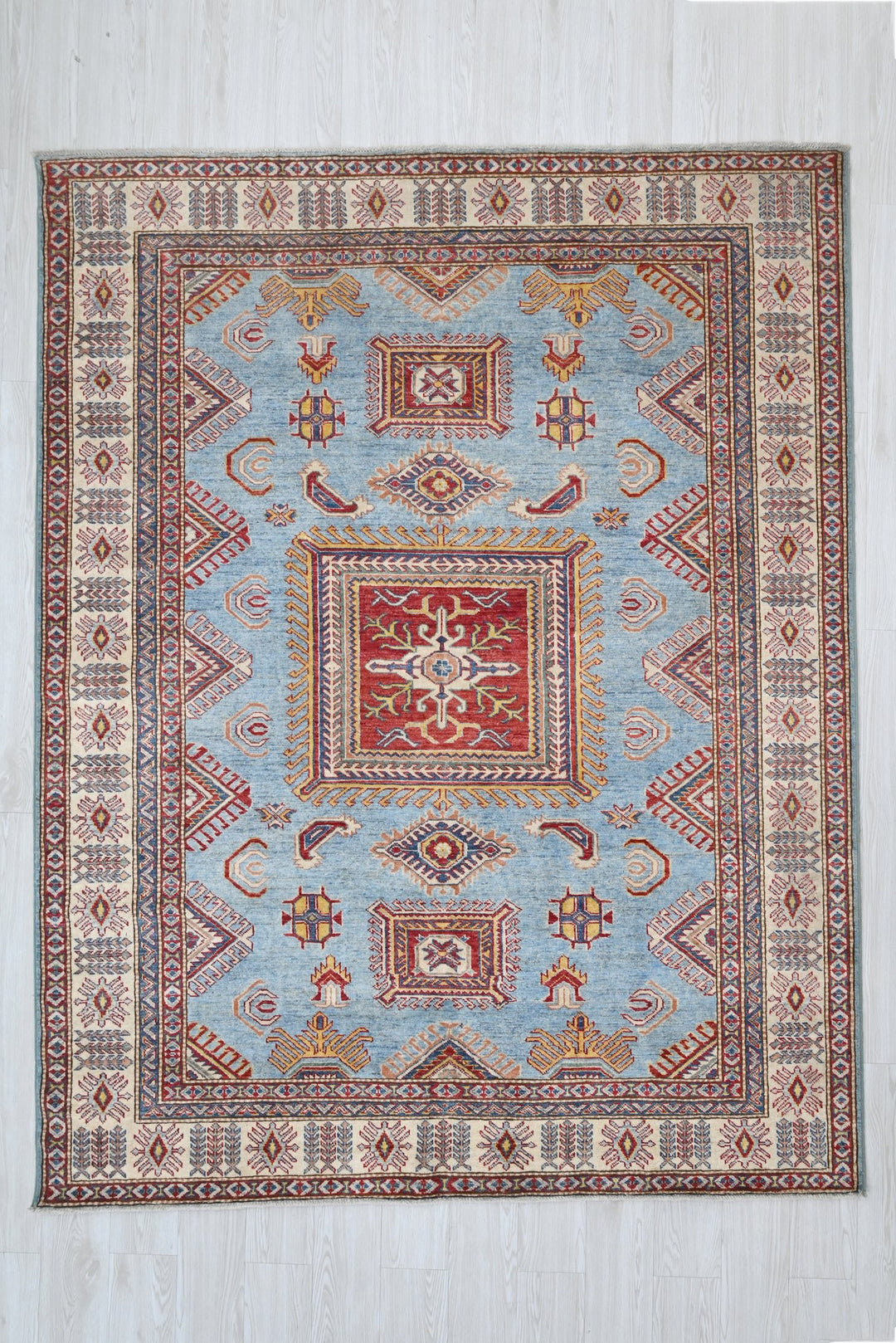 blue Medium rug 6' 1" x 7' 3"