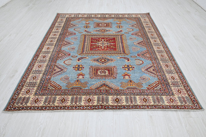 blue Medium rug 6' 1" x 7' 3"