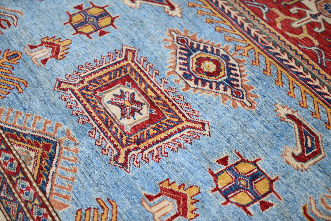 blue Medium rug 6' 1" x 7' 3"