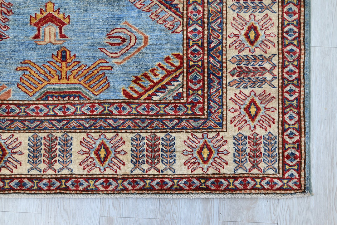 blue Medium rug 6' 1" x 7' 3"