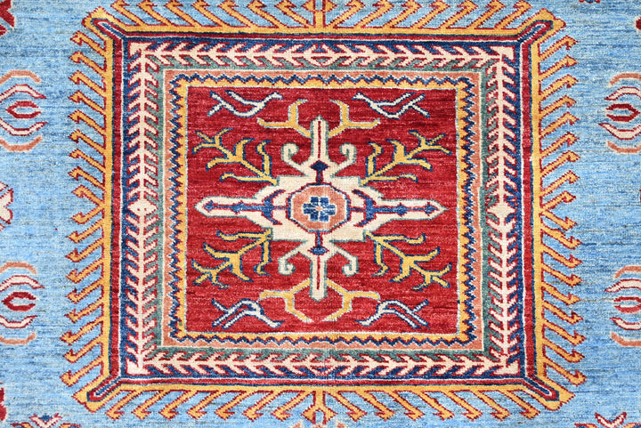 blue Medium rug 6' 1" x 7' 3"