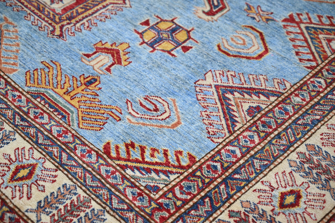 blue Medium rug 6' 1" x 7' 3"