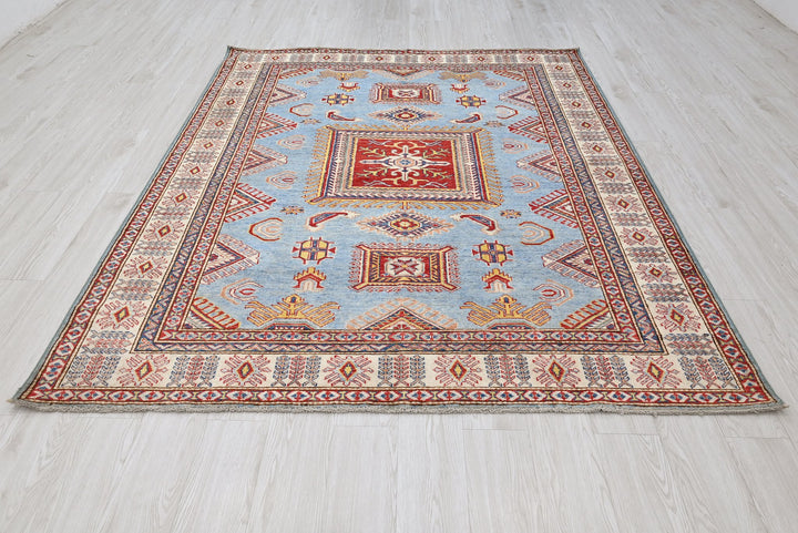 blue Medium rug 6' 1" x 7' 3"