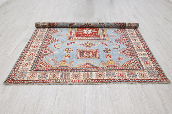 blue Medium rug 6' 1" x 7' 3"