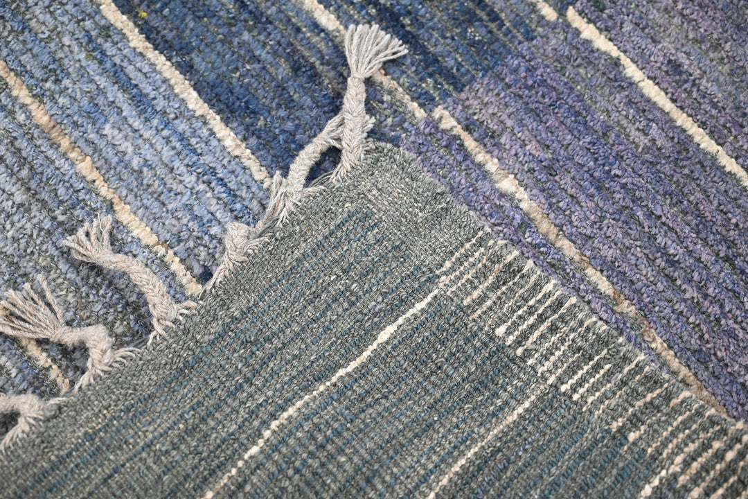 blue Medium rug 5' 2" x 7' 8"