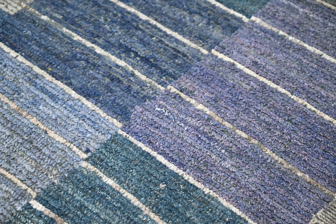 blue Medium rug 5' 2" x 7' 8"