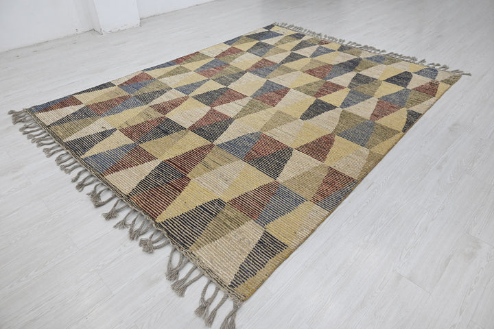 yellow Large rug 6' 11" x 9' 5"