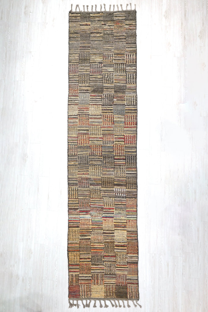 gray Runner rug 3' 1" x 13' 3"