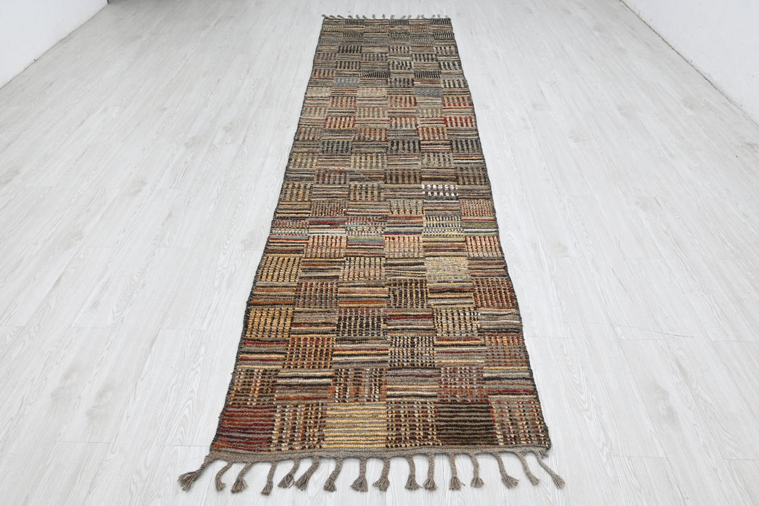 gray Runner rug 3' 1" x 13' 3"