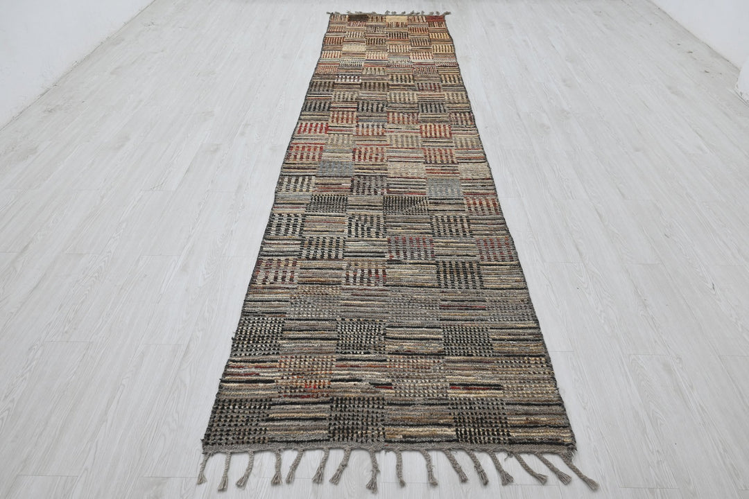 gray Runner rug 3' 1" x 13' 3"