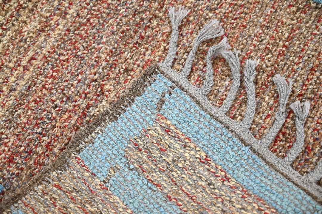 brown Runner rug 2' 9" x 9' 5"
