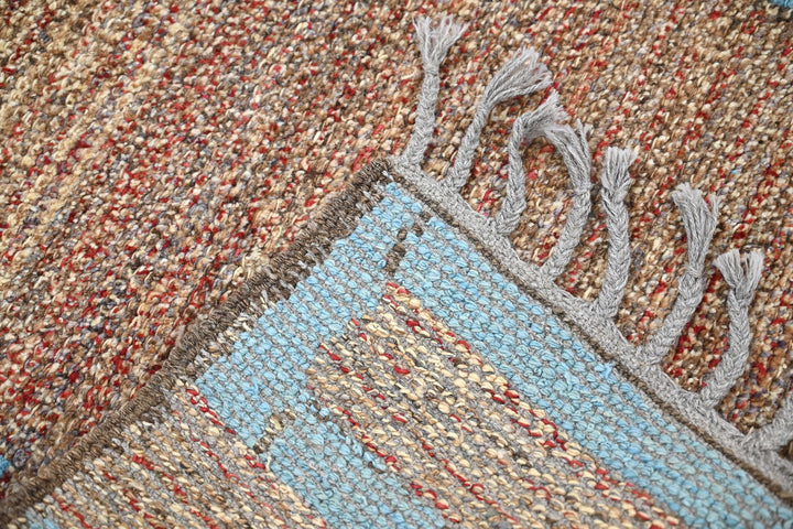 brown Runner rug 2' 9" x 9' 5"
