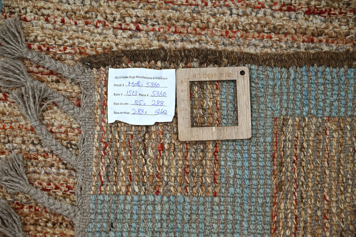 brown Runner rug 2' 9" x 9' 5"