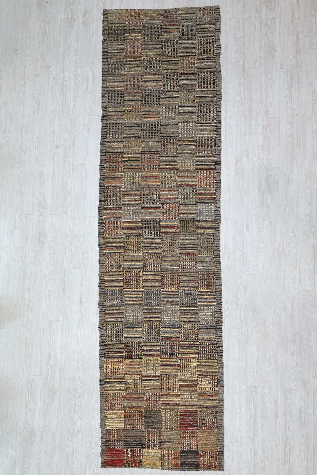 gray Runner rug 3' 5" x 13' 0"