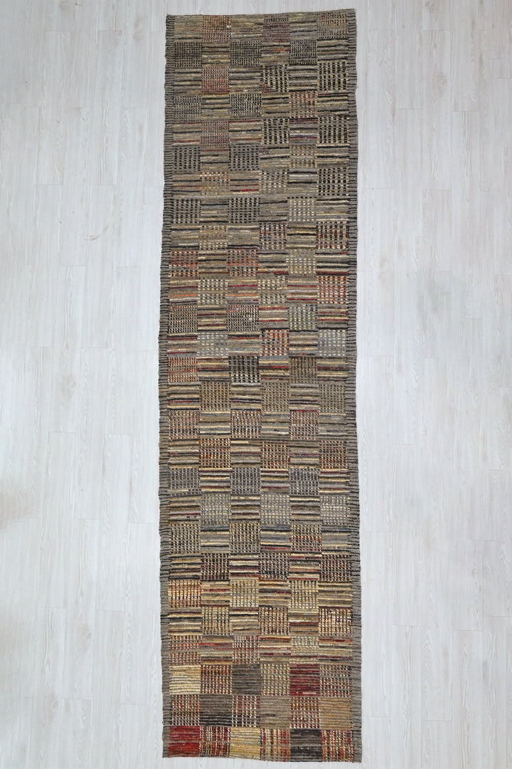 gray Runner rug 3' 5" x 13' 0"