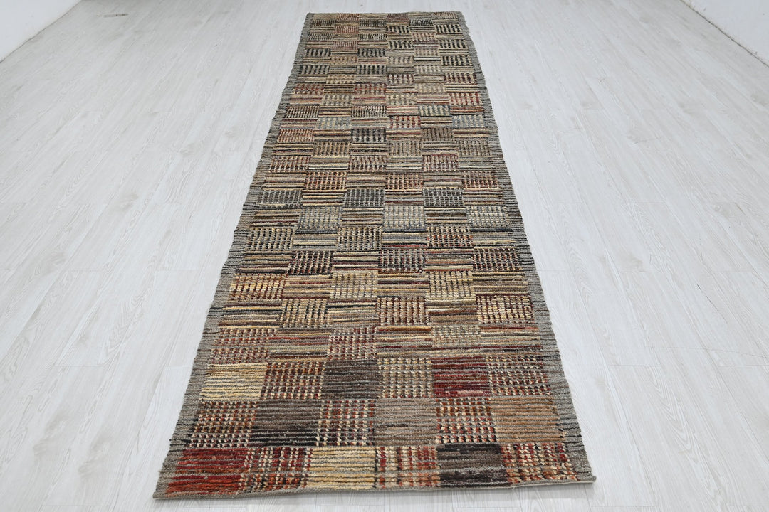 gray Runner rug 3' 5" x 13' 0"