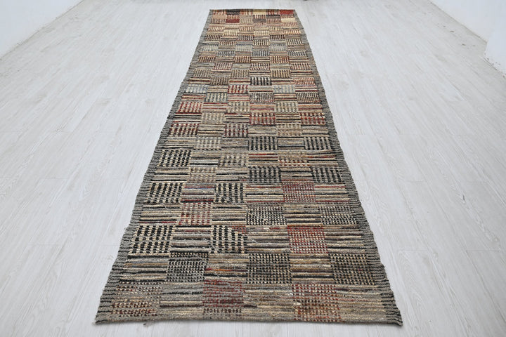 gray Runner rug 3' 5" x 13' 0"