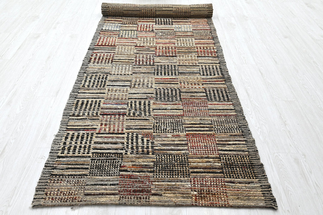 gray Runner rug 3' 5" x 13' 0"