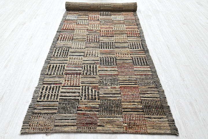 gray Runner rug 3' 5" x 13' 0"