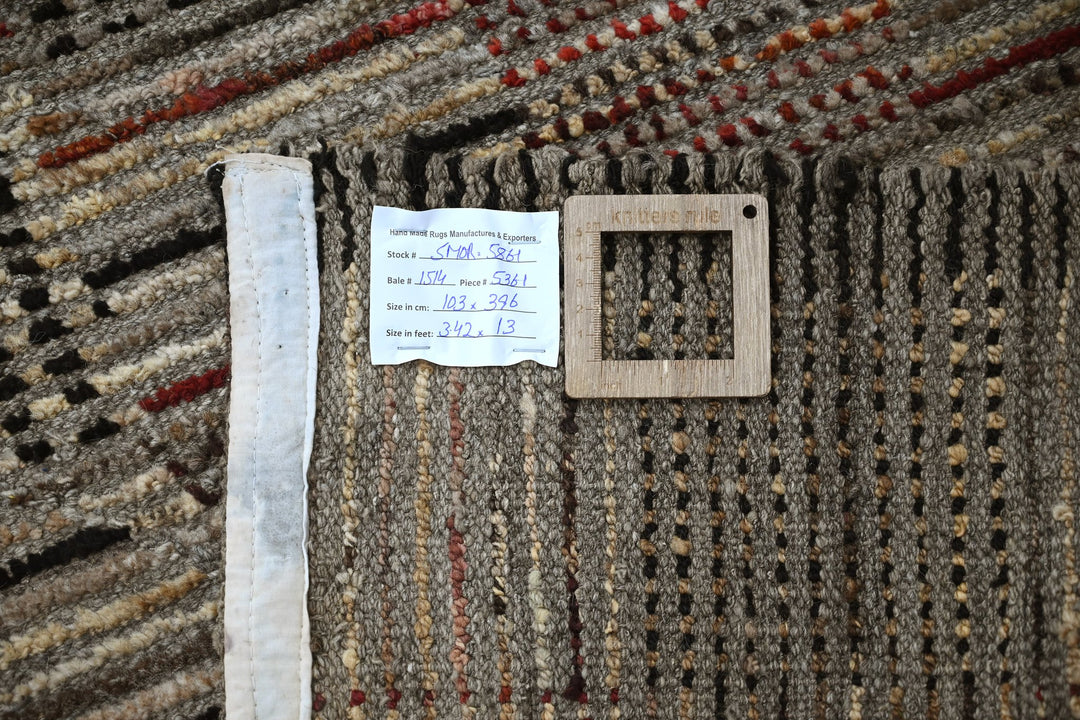 gray Runner rug 3' 5" x 13' 0"
