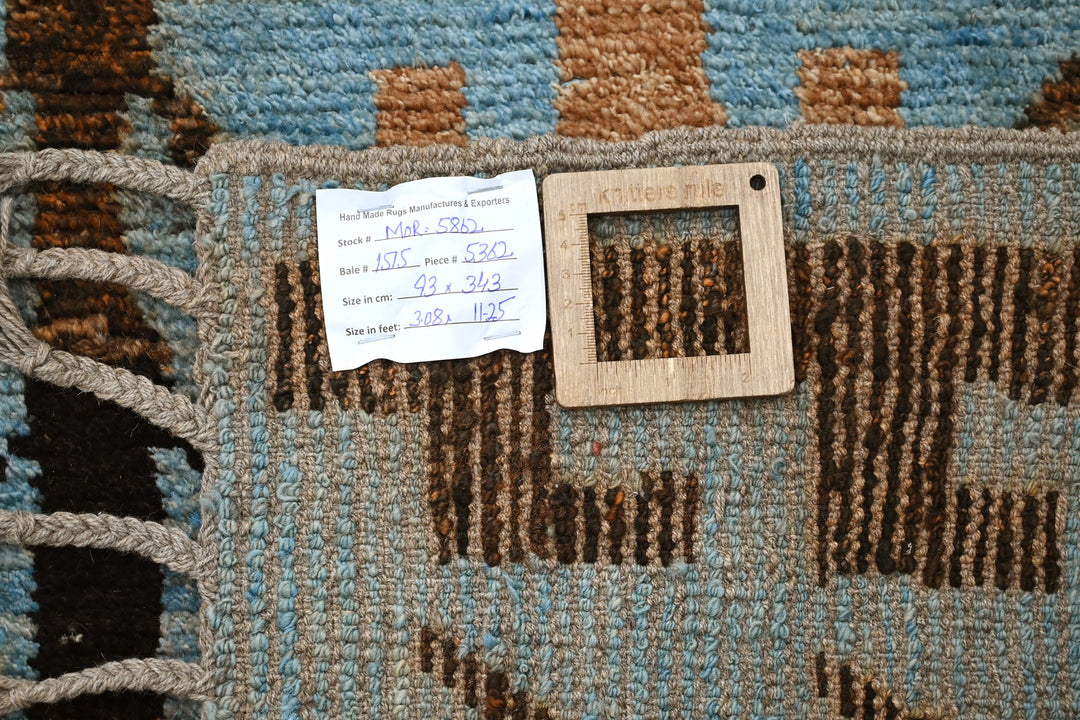 blue Runner rug 3' 1" x 11' 3"