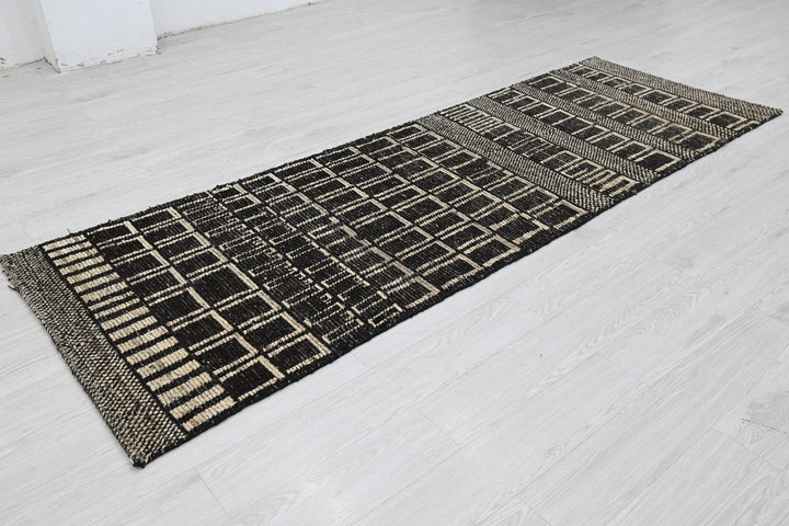 black Runner rug 3' 0" x 9' 0"