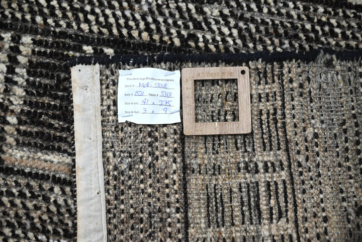 black Runner rug 3' 0" x 9' 0"