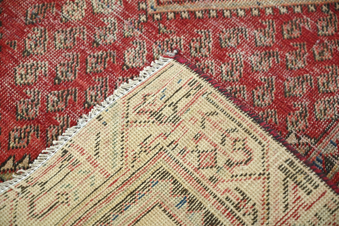 red Accent rug 3' 2" x 4' 6"