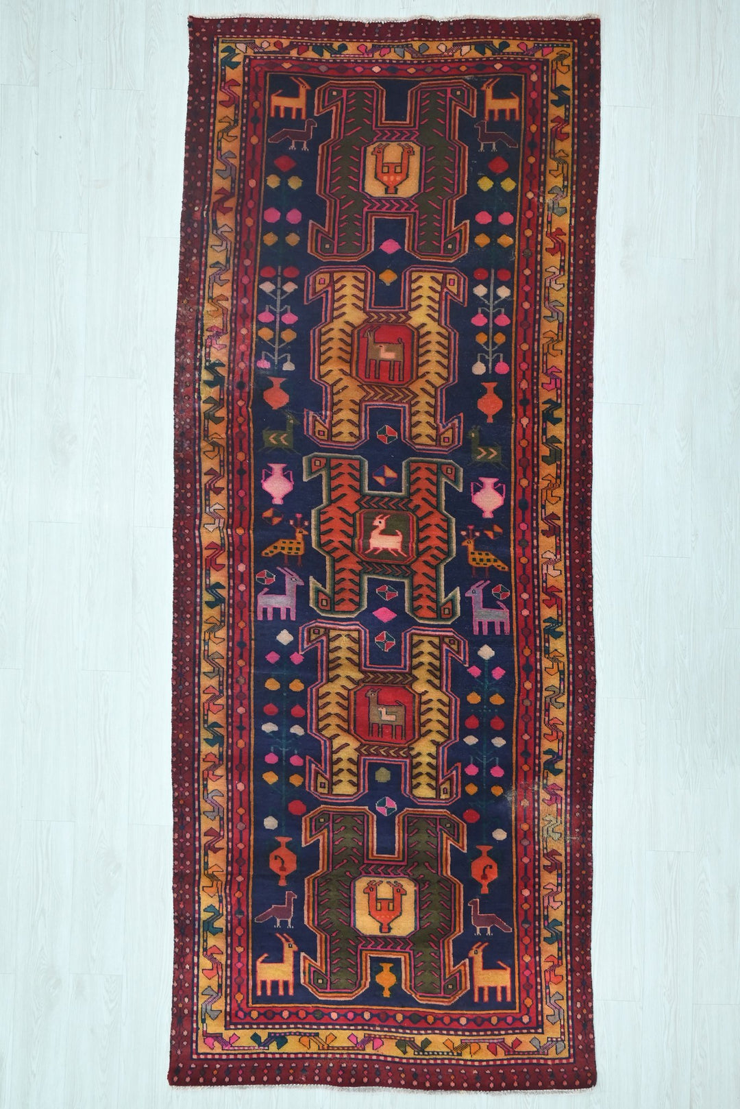 blue Runner rug 4' 1" x 10' 9"