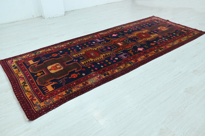 blue Runner rug 4' 1" x 10' 9"