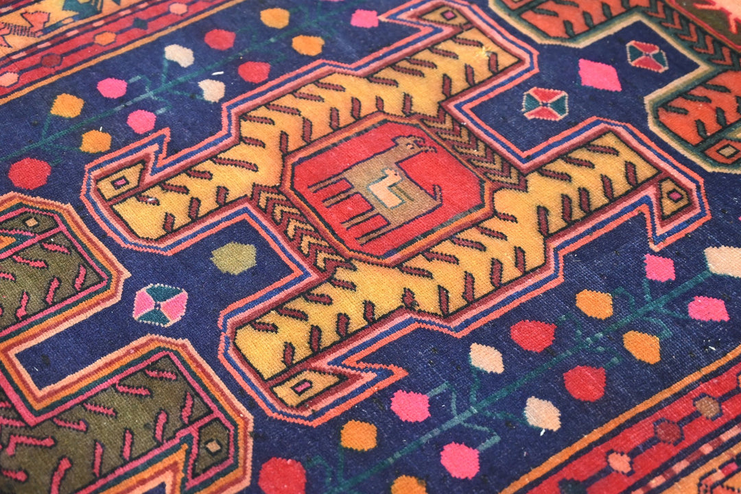 blue Runner rug 4' 1" x 10' 9"