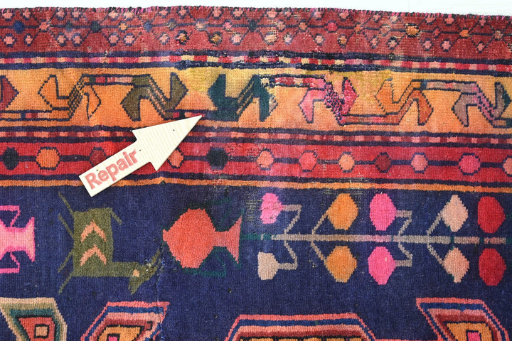 blue Runner rug 4' 1" x 10' 9"