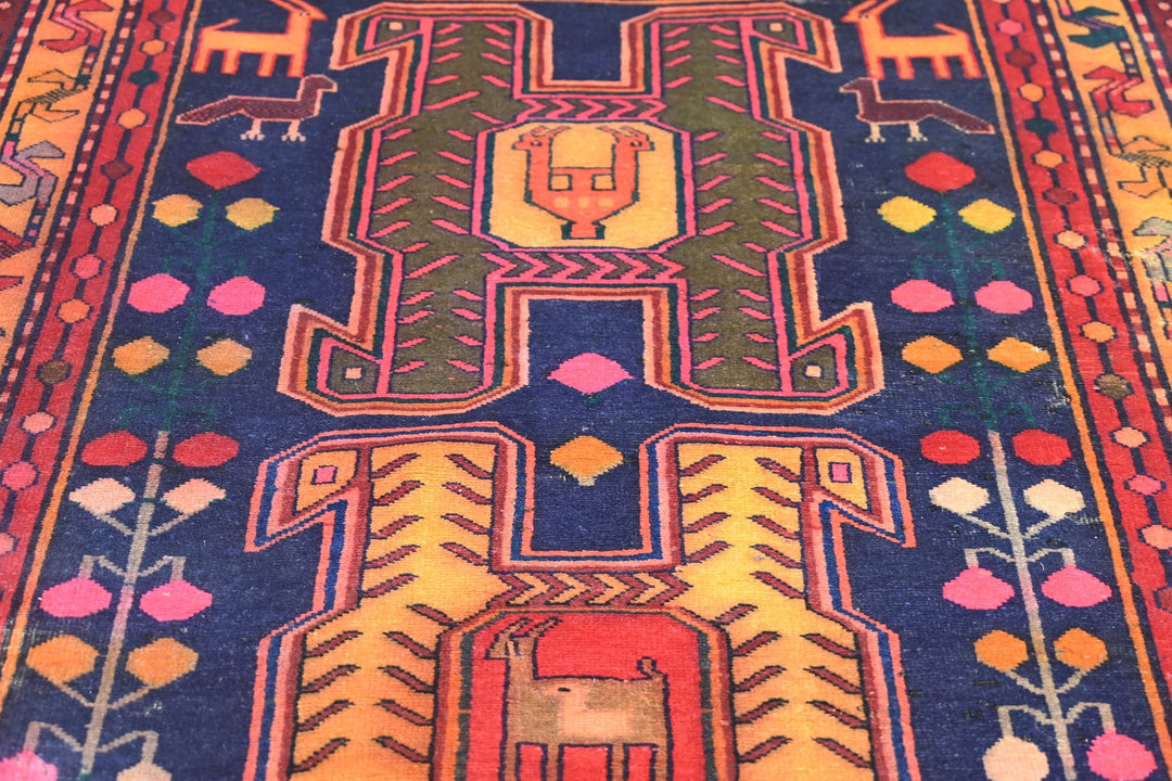 blue Runner rug 4' 1" x 10' 9"